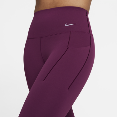 Legíny Nike Universa Medium-Support High-Waisted 7/8 Leggings with Pockets Fialová | DQ5897-610, 3