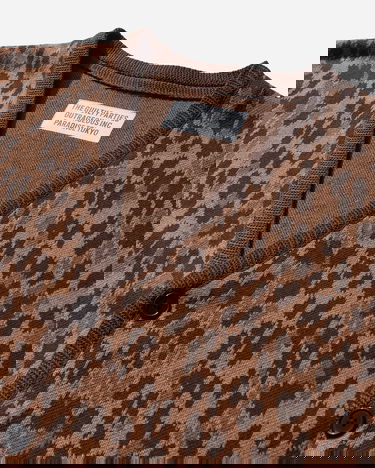Sveter WACKO MARIA Leopard Jacquard Cardigan Type-2 Hnedá | 25SSE-WMK-KN06 BROWN, 3