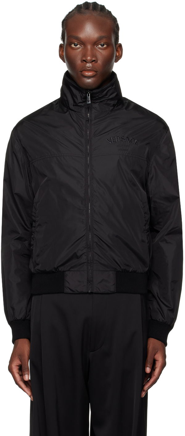 Bomber bunda Versace Black Milano Stamp Bomber Jacket Čierna | 1015726_1A11312, 0