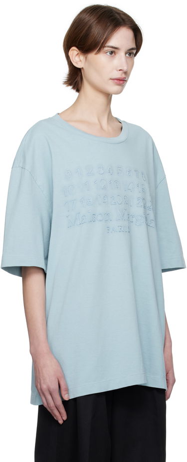 Tričko Maison Margiela Maison Margiela Embroidered Logo T-Shirt Biela | S50GC0705 S24567, 4