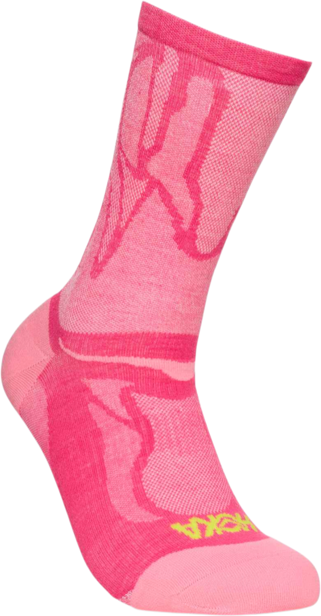 Ponožky Hoka One One Hoka Clifton Crew Run Socks Ružová | 1164333-ecr, 1