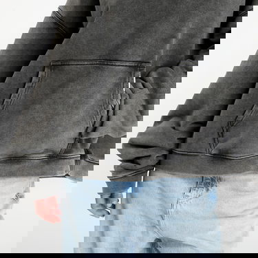 Mikina Represent Clo Initial Boxy Hoodie Šedá | INM413-47, 5