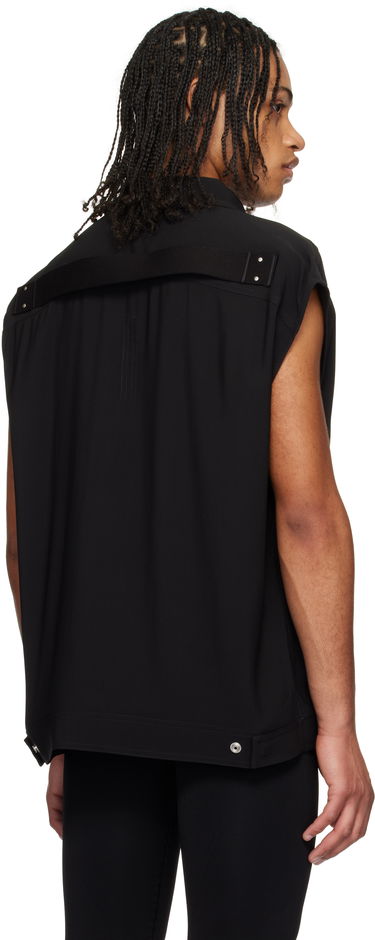 Košeľa Rick Owens Rick Owens Sleeveless Jumbo Shirt Čierna | RU01E5776 Y, 2