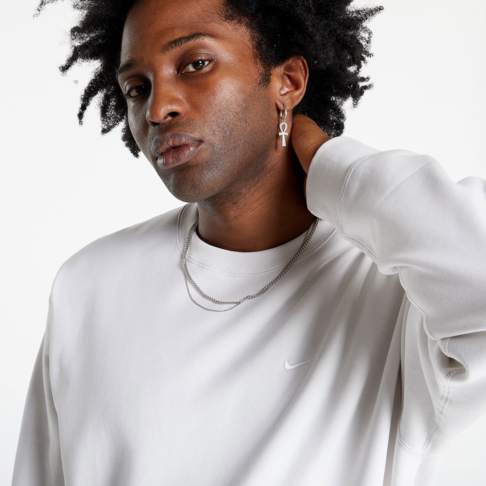 Solo Swoosh Fleece Crew