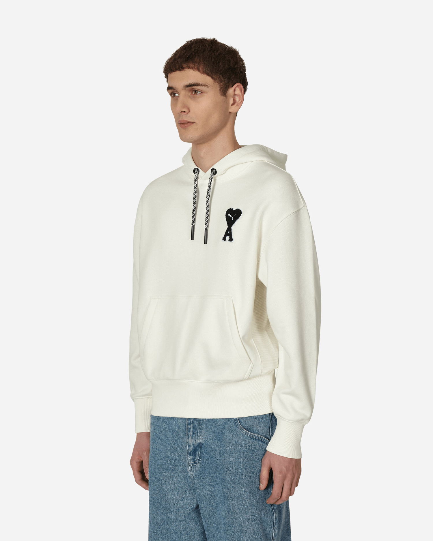 Mikina Puma AMI x Logo Hooded Sweatshirt Béžová | 536231-75, 1