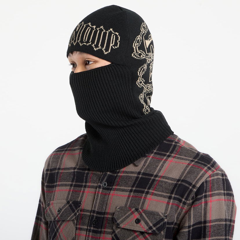 Čiapky a klobúky RIPNDIP Linkned Up Balaclava Čierna | RNDHOL25167