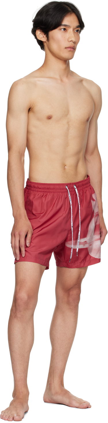Plavky Vivienne Westwood Vivienne Westwood Pixel Orb Surf Boxer Swim Shorts Červená | 81010003-W015L-, 3