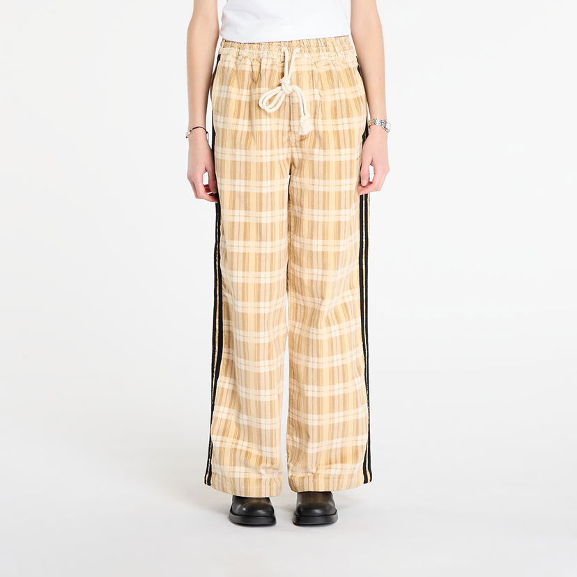 Nohavice adidas Originals SONG FOR THE MUTE Plaid Pant Béžová | KC3140