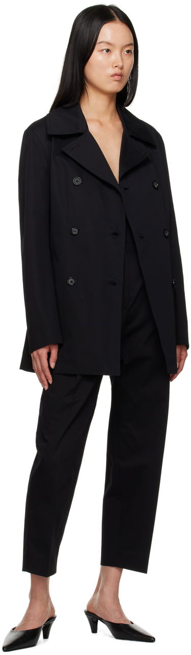 Bunda TOTEME Double-Breasted Blazer Čierna | 233-1048-261, 3