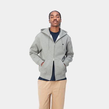 Bunda Carhartt WIP Hooded Madison Jacket Šedá | A212047_V6_XX, 0