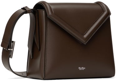 Taška cez rameno Max Mara MM Leather Shoulder Bag Hnedá | 2424516061600, 1