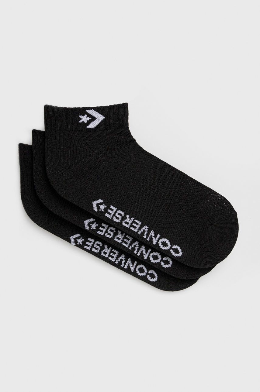 Ponožky Converse Ankle Socks 3 Pack Čierna | E746B.3009, 0
