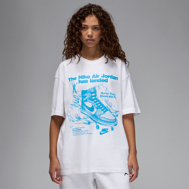 Tričko Jordan Jordan Graphic Print T-Shirt (Plus Size) Biela | HJ0136-100, 0