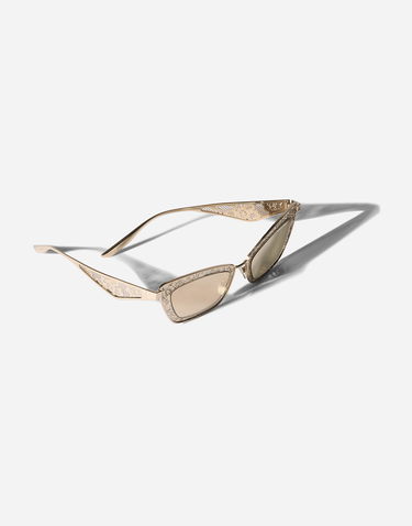 Slnečné okuliare Dolce & Gabbana Dolce & Gabbana DG Lace Sunglasses Metalická | VG2311VA2039V000, 3