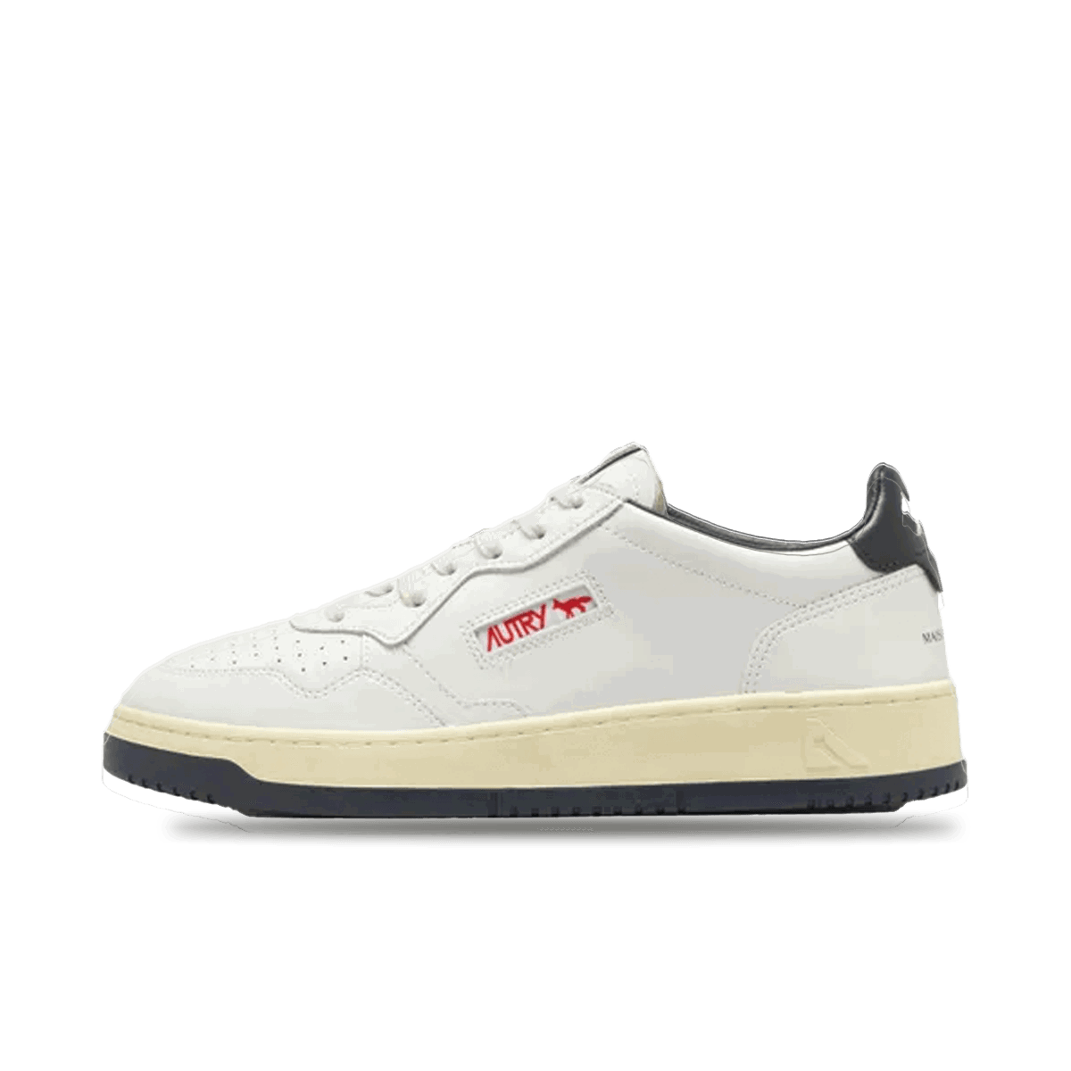 Tenisky a topánky Autry Maison kitsune x Medalist Low 'White & Red' Biela | AULMMK02, 0