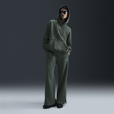 Mikina Nike Sportswear Phoenix Hoodie Relaxed Fit Zelené | DQ5860-338, 3