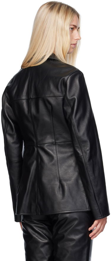 Bunda TOTEME TOTEME Hourglass Leather Jacket Čierna | 243-WRO0126-LE0065, 2