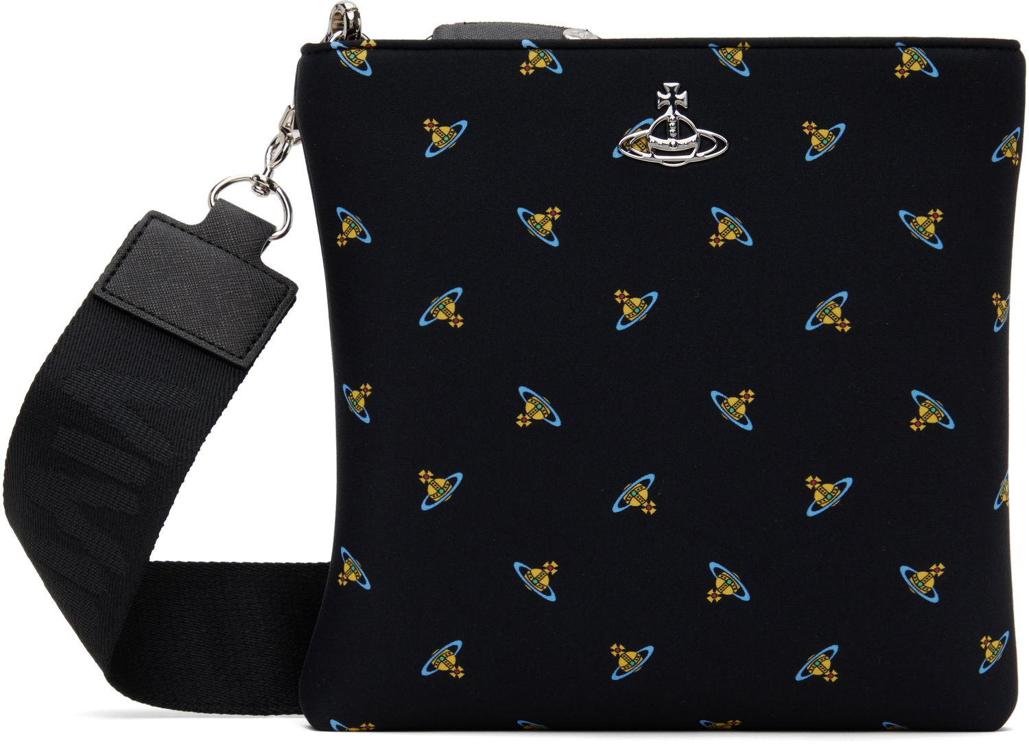 Taška cez rameno Vivienne Westwood Square Crossbody Pouch Čierna | 4803000AU-W00ZQ-, 0