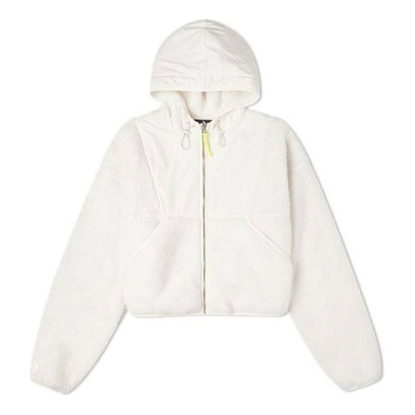 Mikina Converse Chuck Taylor Seasonal Woven Cropped Jacket Biela | 10020285-A01