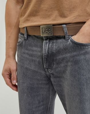 Opasok Lee Webbing Belt "Truffle" Hnedá | 112342471:95, 1