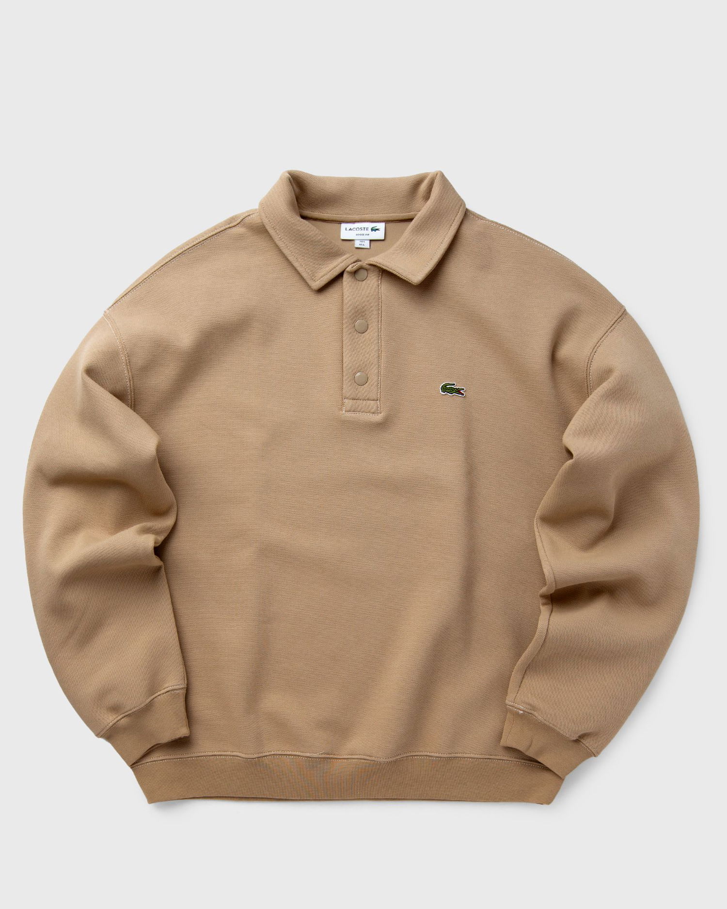 Mikina Lacoste Loose Fit Sweatshirt Hnedá | SH2821-02S, 0