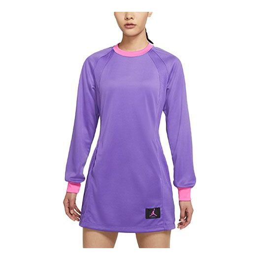 Šaty Jordan Air Jordan Long-Sleeve Dress Fialová | DA1535-511