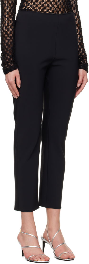 Nohavice Róhe Róhe Cigarette Scuba Trousers Čierna | 414-30-166, 1