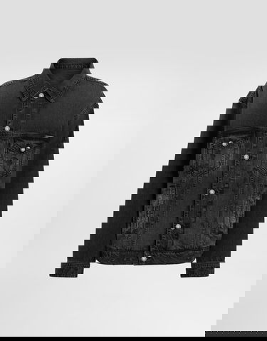 Bunda Dolce & Gabbana Distressed Denim Jacket Čierna | F9U38DG8KO6S9001, 0