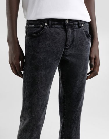 Džínsy Dolce & Gabbana Skinny Stretch Cotton Jeans Čierna | GY07LDG8MI6S9001, 3