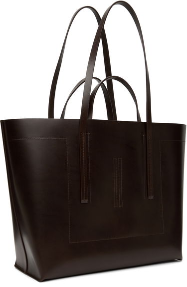 Tote bag Rick Owens Rick Owens Hollywood Shopper Tote Hnedá | RA01E0662 LGEL, 2