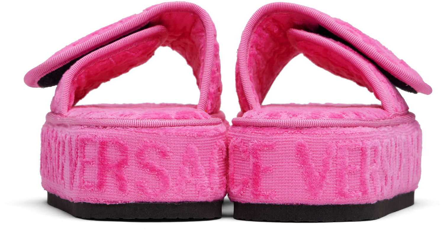 Starostlivosť o obuv Versace Versace 'I Heart Baroque' Platform Slippers Ružová | ZSL000003_ZCOSP052, 1