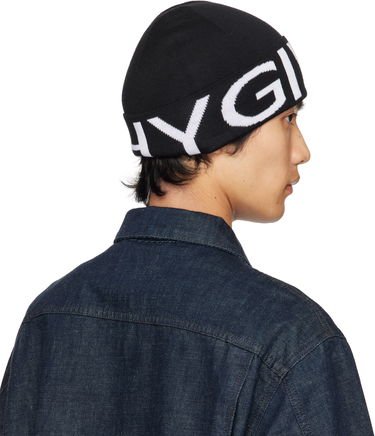 Kulicha Givenchy Givenchy Jacquard Beanie Čierna | 710003973001-U7925, 2