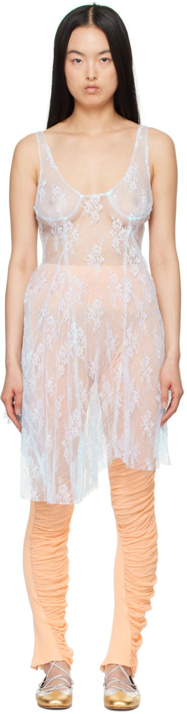 Šaty Collina Strada Collina Strada Pamela Lace Minidress Modrá | XX4028, 0
