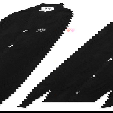 Sveter Comme des Garçons Play Double Heart Cardigan Čierna | AZ-N058-051-1, 0