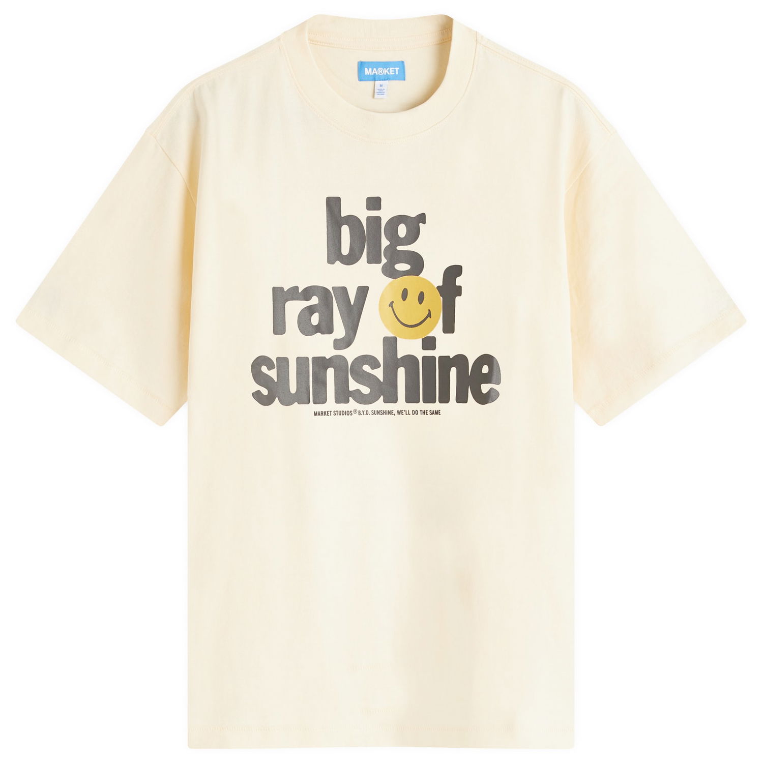 Tričko MARKET MARKET Smiley Sunshine T-Shirt Žltá | 399002170-CRE, 0