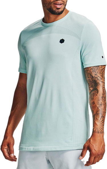 Tričko Under Armour T-Shirt Rush Seamless Fitted Short Sleeve Tyrkysová | 1351448-477, 0