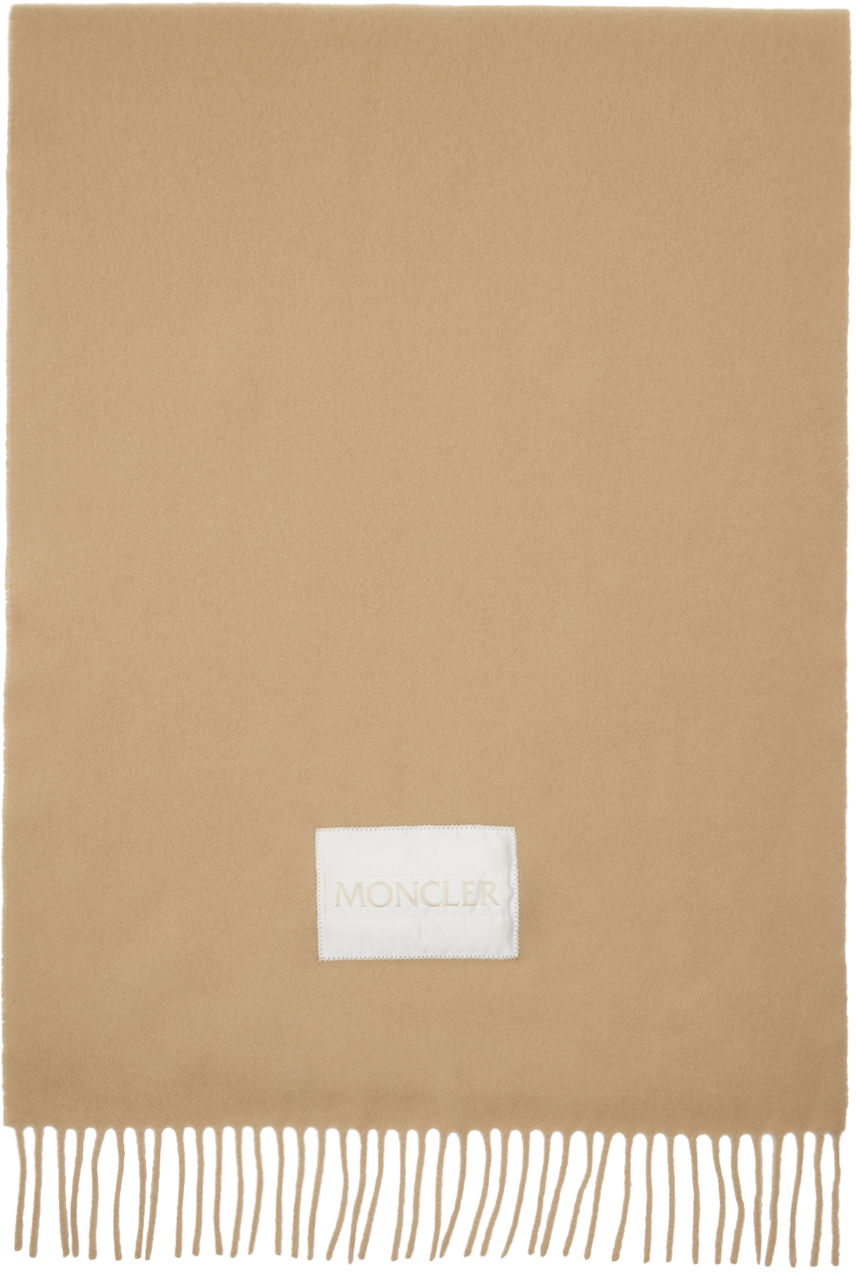 Šál Moncler Wool Felt Scarf Béžová | J20933C00024595MA, 0