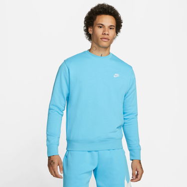 Mikina Nike Sportswear Club Crewneck Modrá | BV2666-416, 1