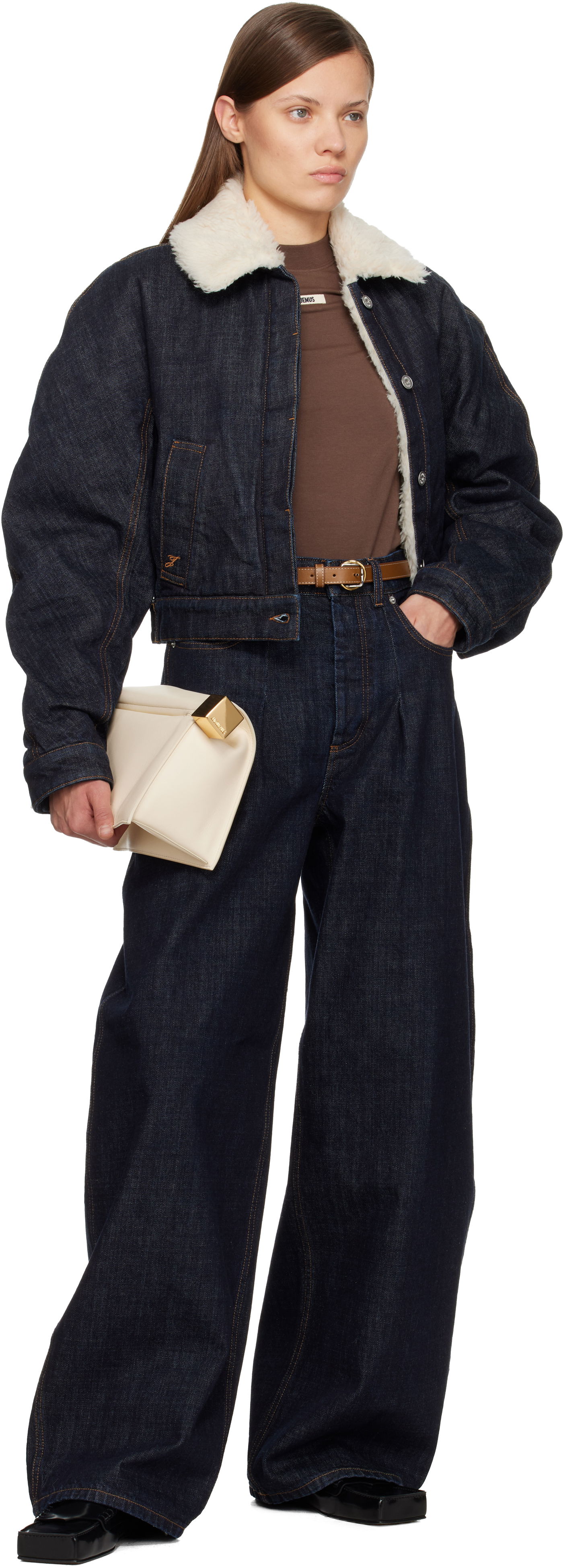 Opasok Jacquemus 'The Salon Fine' Leather Belt Hnedá | 25HBEW00344AC01C04, 1