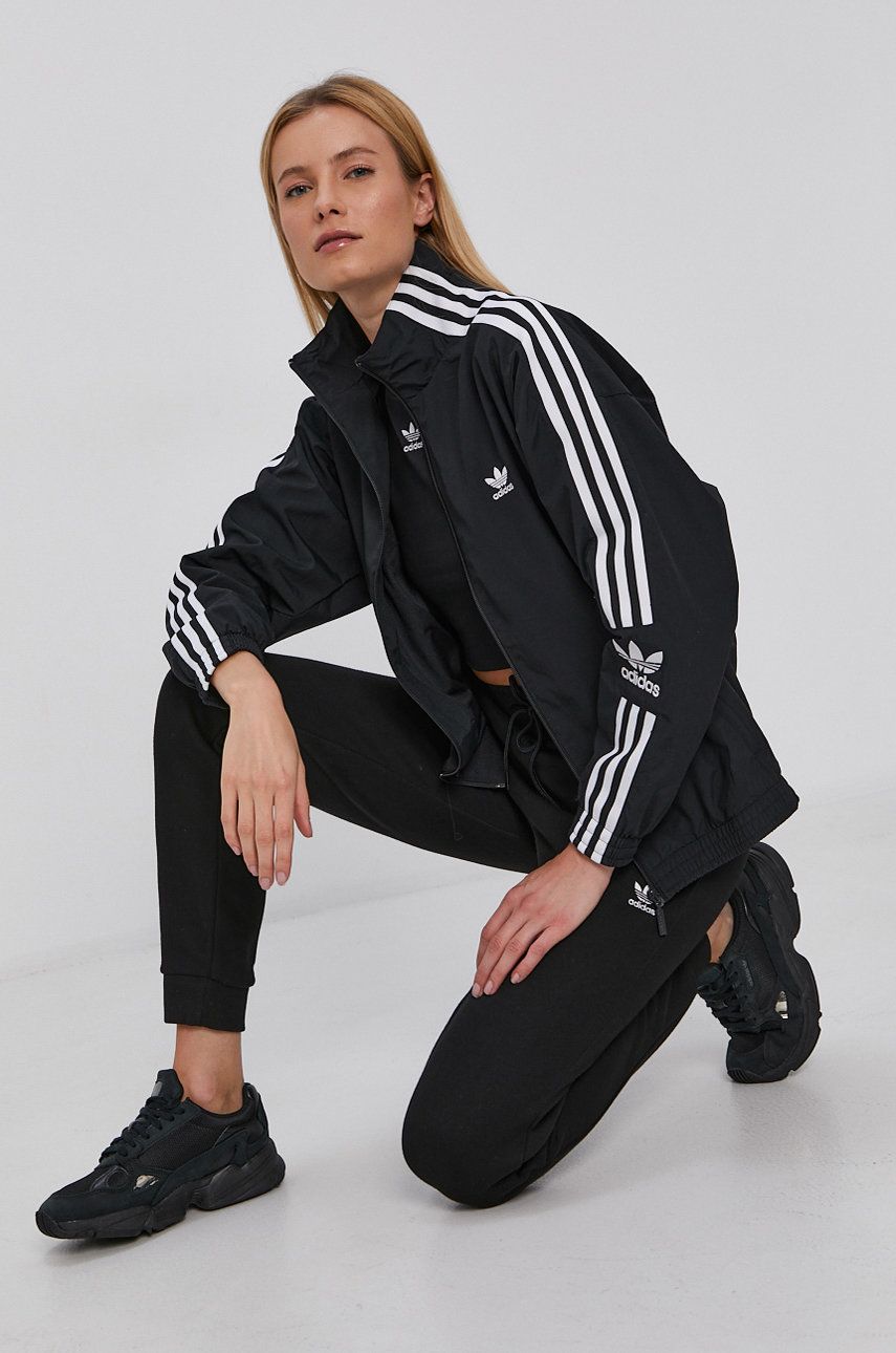Mikina adidas Originals Adicolor Classics Lock-Up Čierna | H20540, 0