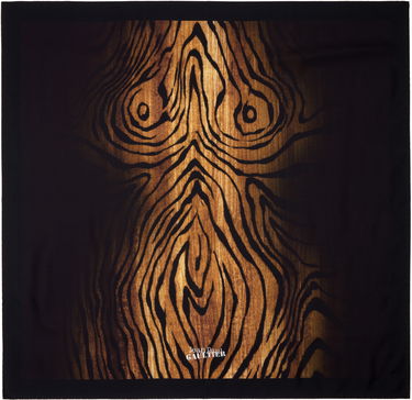 Šál Jean Paul Gaultier Jean Paul Gaultier 'The Wood' Silk Scarf Čierna | 25/03-U-AC025-W033-0060, 1