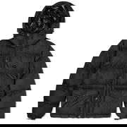 Plate Covertible Down Jacket Gilet Black