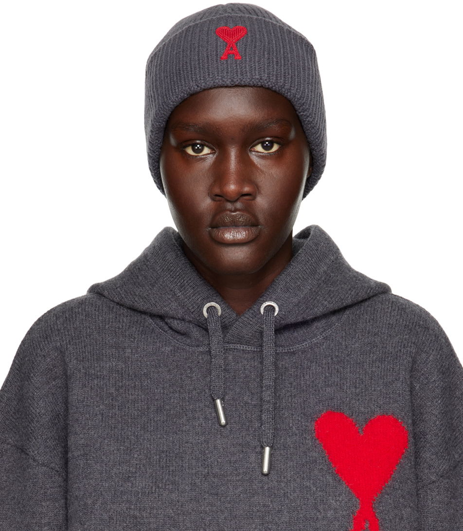 Kulicha AMI Beanie Šedá | UHA235.018, 0