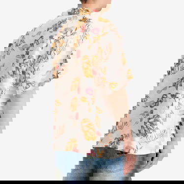 Košeľa BAPE A Bathing Ape Vacation Pattern Open Collar Shirt, Size Large Biela | 001SRL301308M-WHT, 3