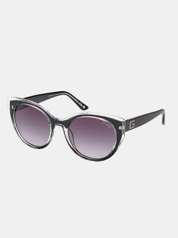 Slnečné okuliare GUESS Round Sunglasses Čierna | GU790953QQQ, 0