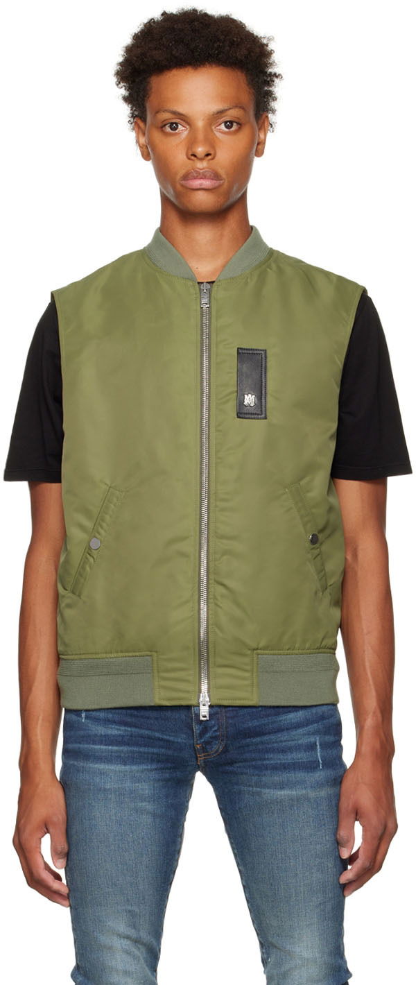 Sleeveless Bomber Jacket