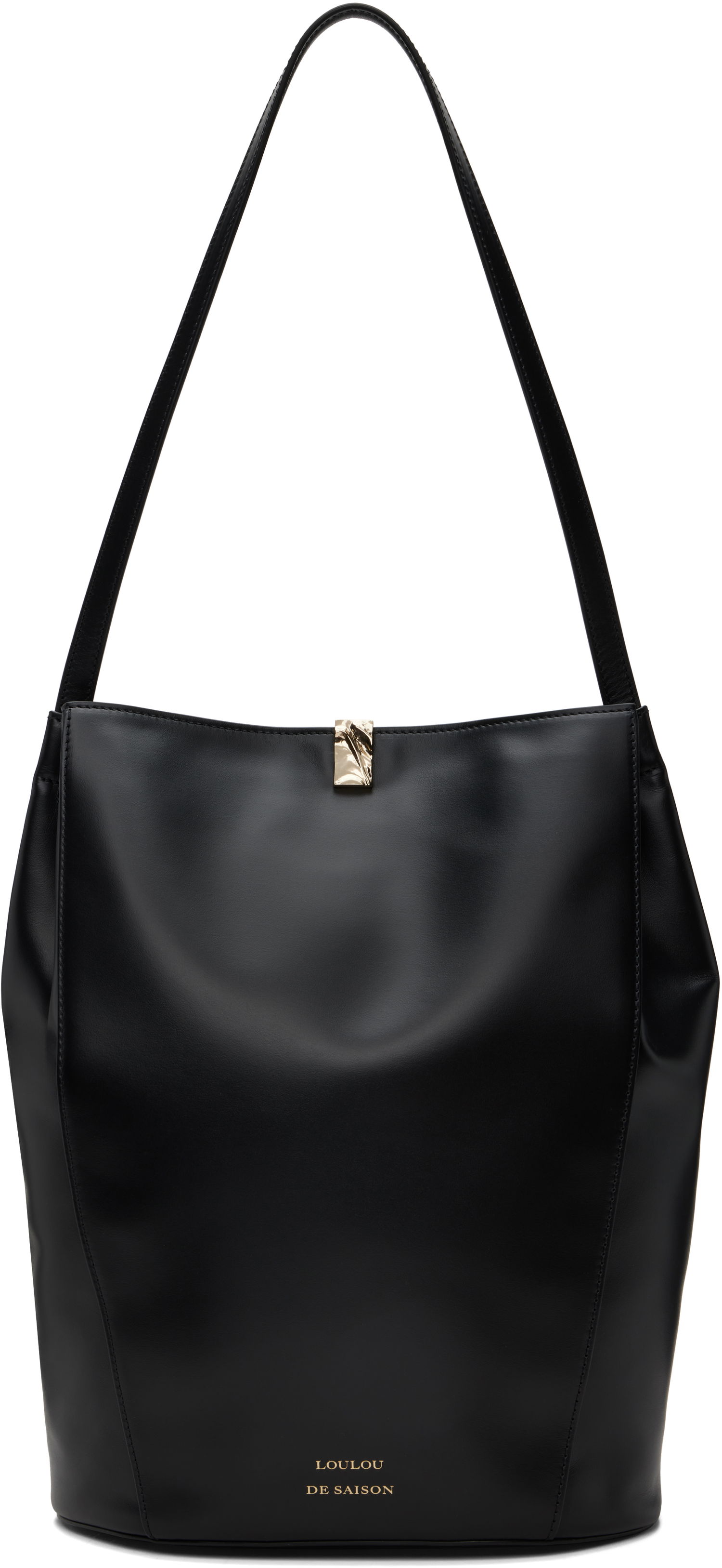 Kabelka Loulou de Saison Loulou de Saison Daya Leather Bucket Bag Čierna | DAYA, 0
