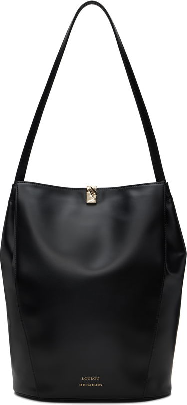 Kabelka Loulou de Saison Loulou de Saison Daya Leather Bucket Bag Čierna | DAYA, 0