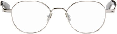 Slnečné okuliare Saint Laurent Round Silver-Tone Glasses Metalická | SL 730-002, 0