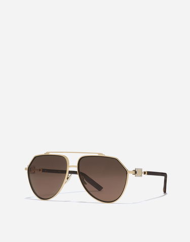 Slnečné okuliare Dolce & Gabbana Dolce & Gabbana Smart Aviator Sunglasses Metalická | VG2315VM2739V000, 2